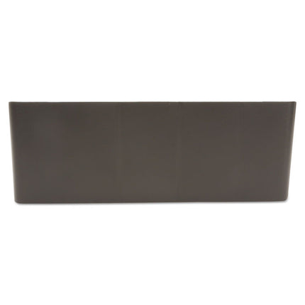11-Compartment Coffee Condiment Organizer, 18.25 x 6.63 x 9.78, Black