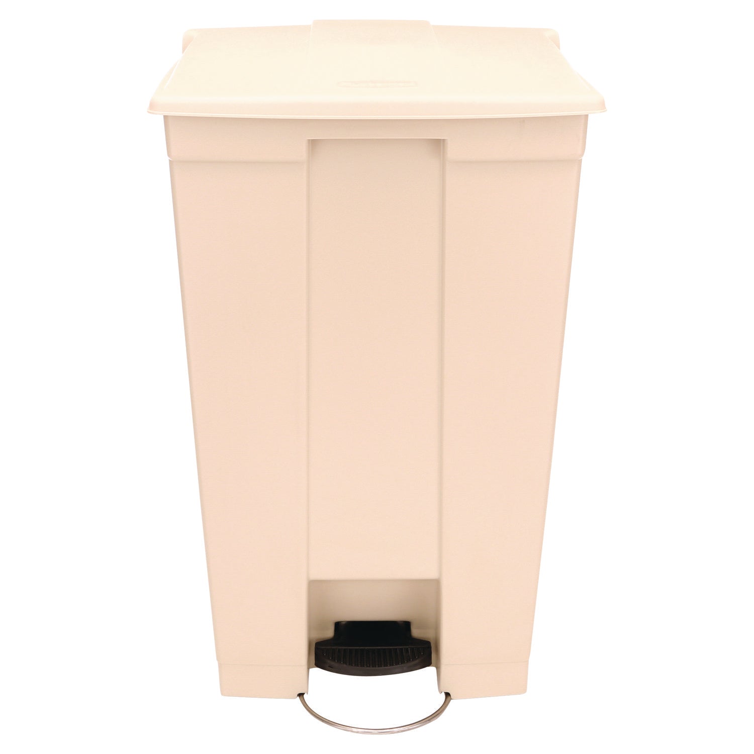 Legacy Step-On Receptacle, 23 gal, Polyethylene, Beige