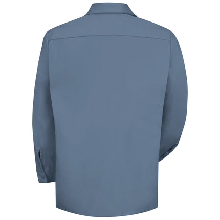 Red Kap® Men's Long Sleeve Wrinkle-Resistant Cotton Work Shirt / SC30PB