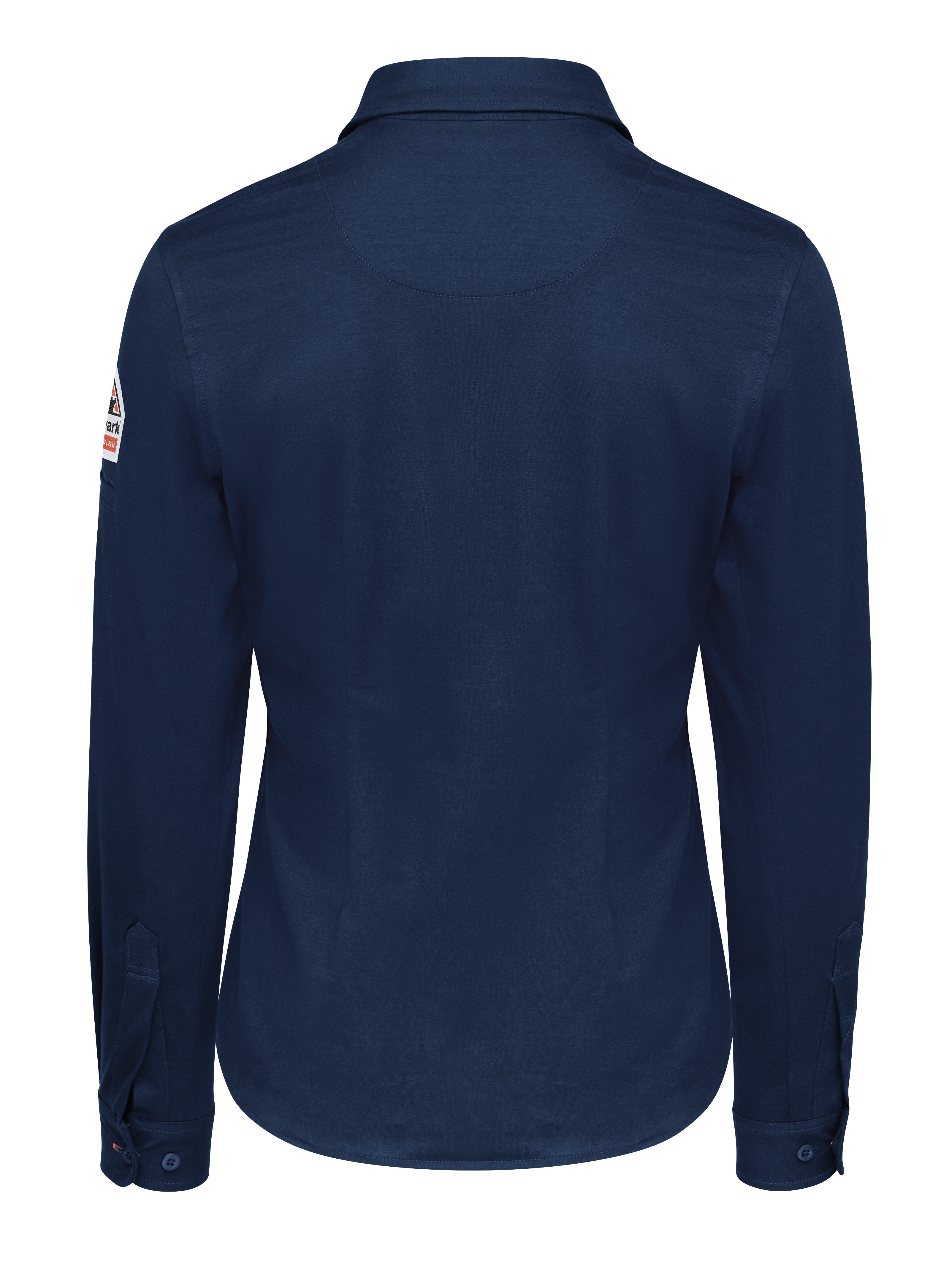 Bulwark® Women's Flex Knit Button Down Shirt / STG5NV