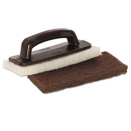 Doodlebug Handblock Pad Holder Kit, 4.63 X 10, Brown, 1 Holder And 2 Pads/kit, 4 Kits/carton