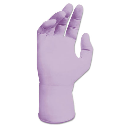 Purple Nitrile Exam Gloves, 242 Mm Length, Small, Lavender, 250/box