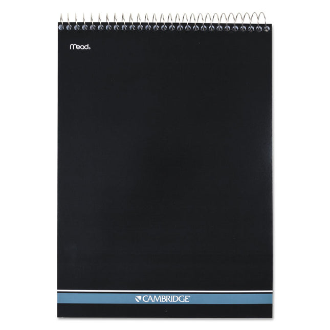 Stiff-Back Wire Bound Notepad, Medium/college Rule, Navy Cover, 70 White 8.5 X 11.5 Sheets