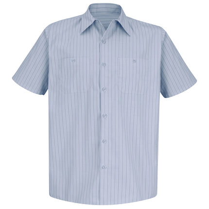 Red Kap® Men's Short Sleeve Striped Work Shirt / SP20BB