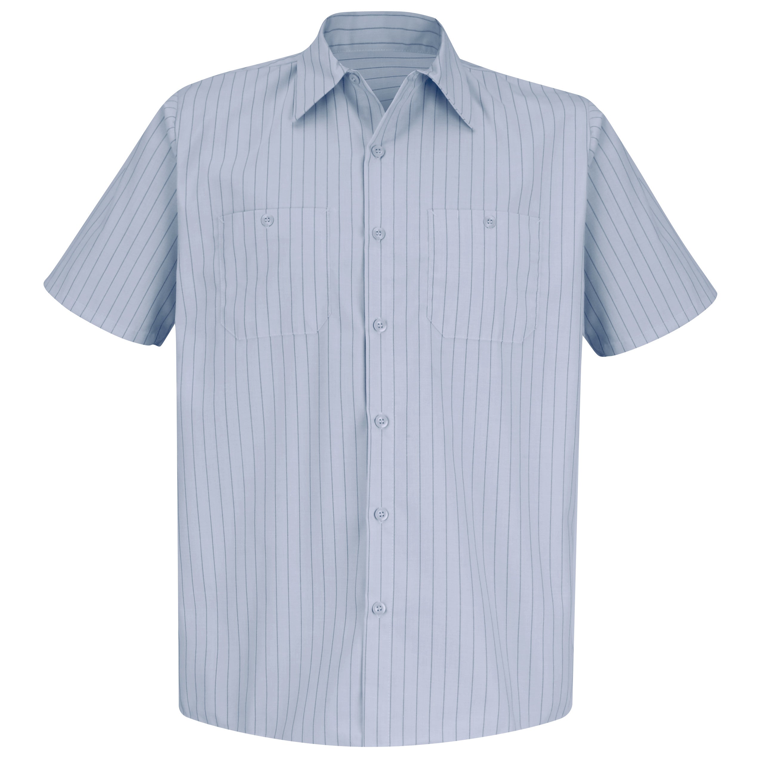 Red Kap® Men's Short Sleeve Striped Work Shirt / SP20BB