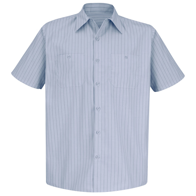 Red Kap® Men's Short Sleeve Striped Work Shirt / SP20BB