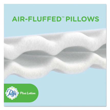 Plus Lotion Facial Tissue, 2-Ply, White, 124 Sheets/box, 6 Boxes/pack, 4 Packs/carton