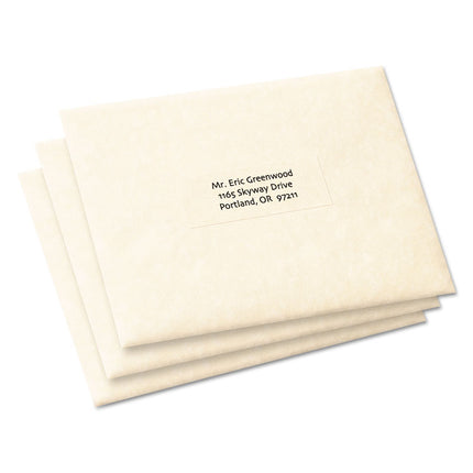 Copier Mailing Labels, Copiers, 1 X 2.81, Clear, 33/sheet, 70 Sheets/pack
