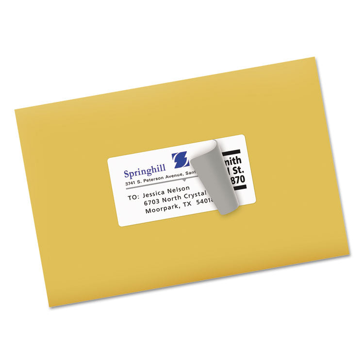 Shipping Labels W/ Trueblock Technology, Inkjet Printers, 2 X 4, White, 10/sheet, 50 Sheets/box