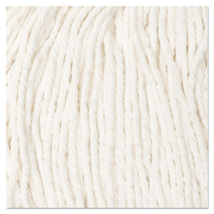 Cut-End Wet Mop Head, Cotton, No. 20, White