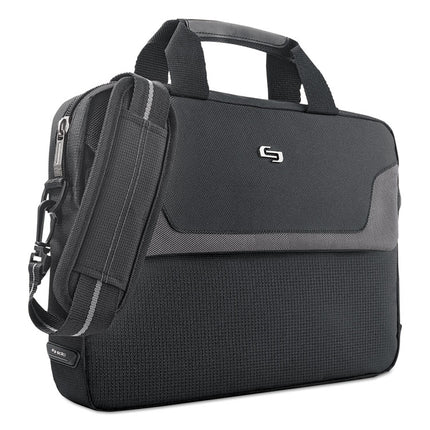 Pro Slim Brief, Fits Devices Up to 14.1", Polyester, 14 x 1.5 x 10.5, Black