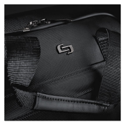 Classic Rolling Case, Fits Devices Up to 15.6", Ballistic Polyester, 15.94 x 5.9 x 12, Black