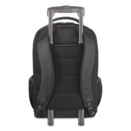 Pro Backpack, Fits Devices Up to 17.3", Polyester, 12.25 x 6.75 x 17.5, Black