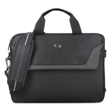 Pro Slim Brief, Fits Devices Up to 14.1", Polyester, 14 x 1.5 x 10.5, Black