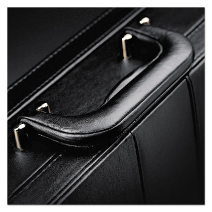 Classic Attache, Vinyl, 12.5 x 4 x 17.5, Black