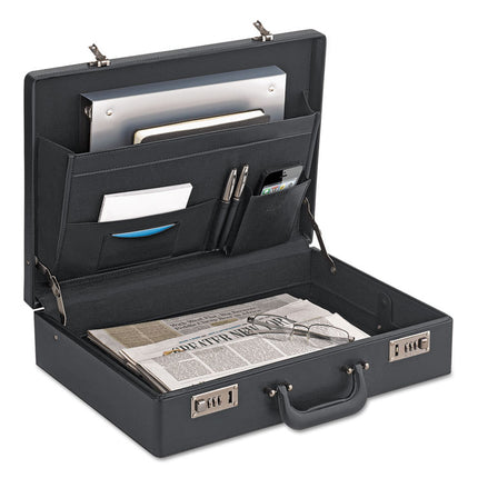Classic Attache, Vinyl, 12.5 x 4 x 17.5, Black