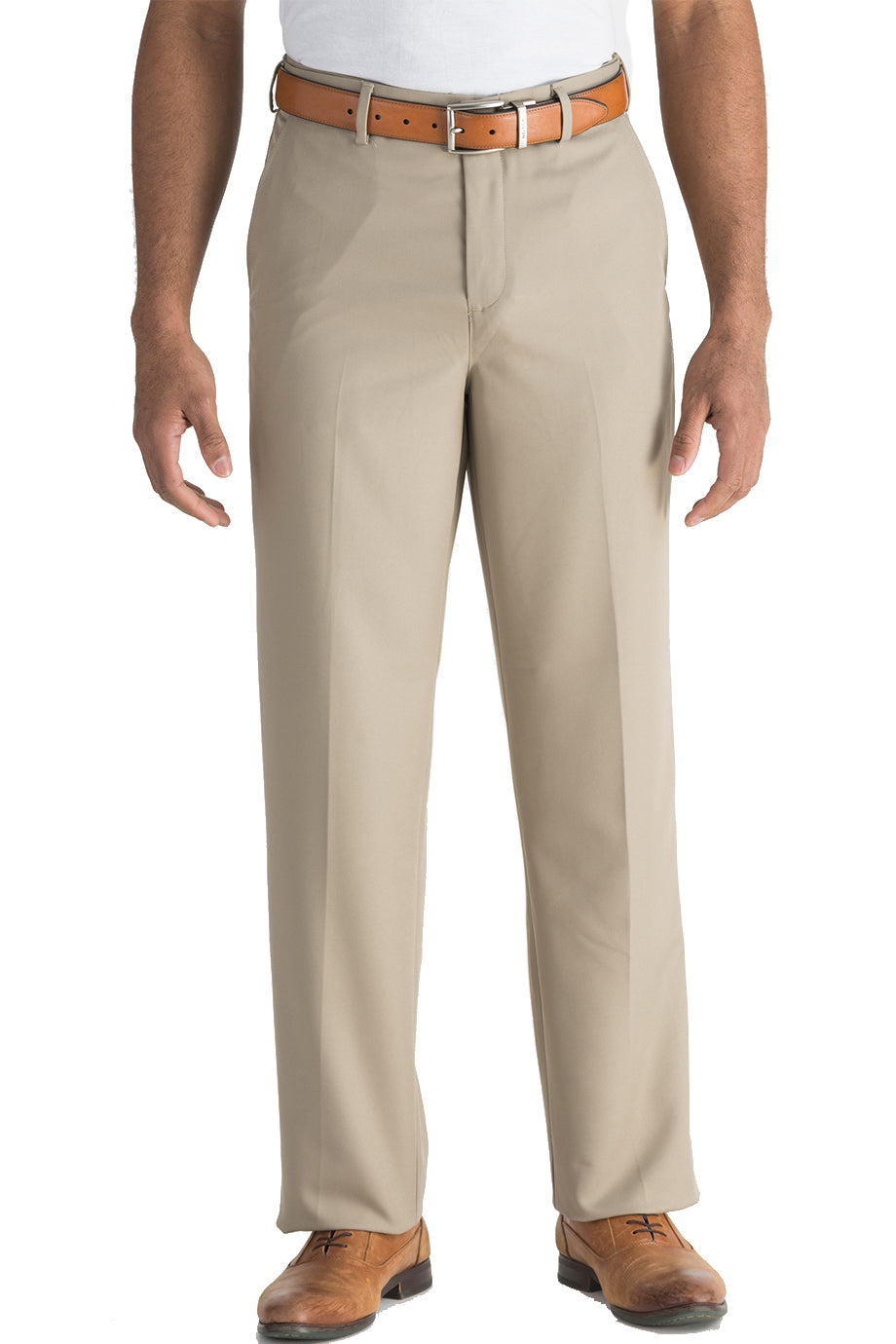 EDWARDS MENS MICROFIBER FLAT FRONT PANT