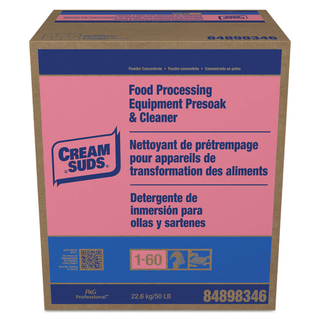 Manual Pot and Pan Presoak and Detergent with Phosphate, Baby Powder Scent, Powder, 50 lb Box