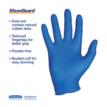 G10 Blue Nitrile Gloves, X-Small. Arctic Blue, 200/Box
