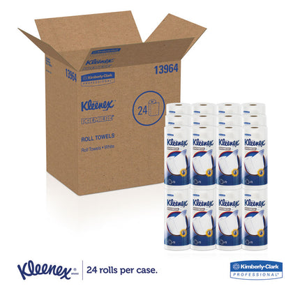 Premiere Kitchen Roll Towels, 1-Ply, 11 x 10.4, White, 70/Roll, 24 Rolls/Carton