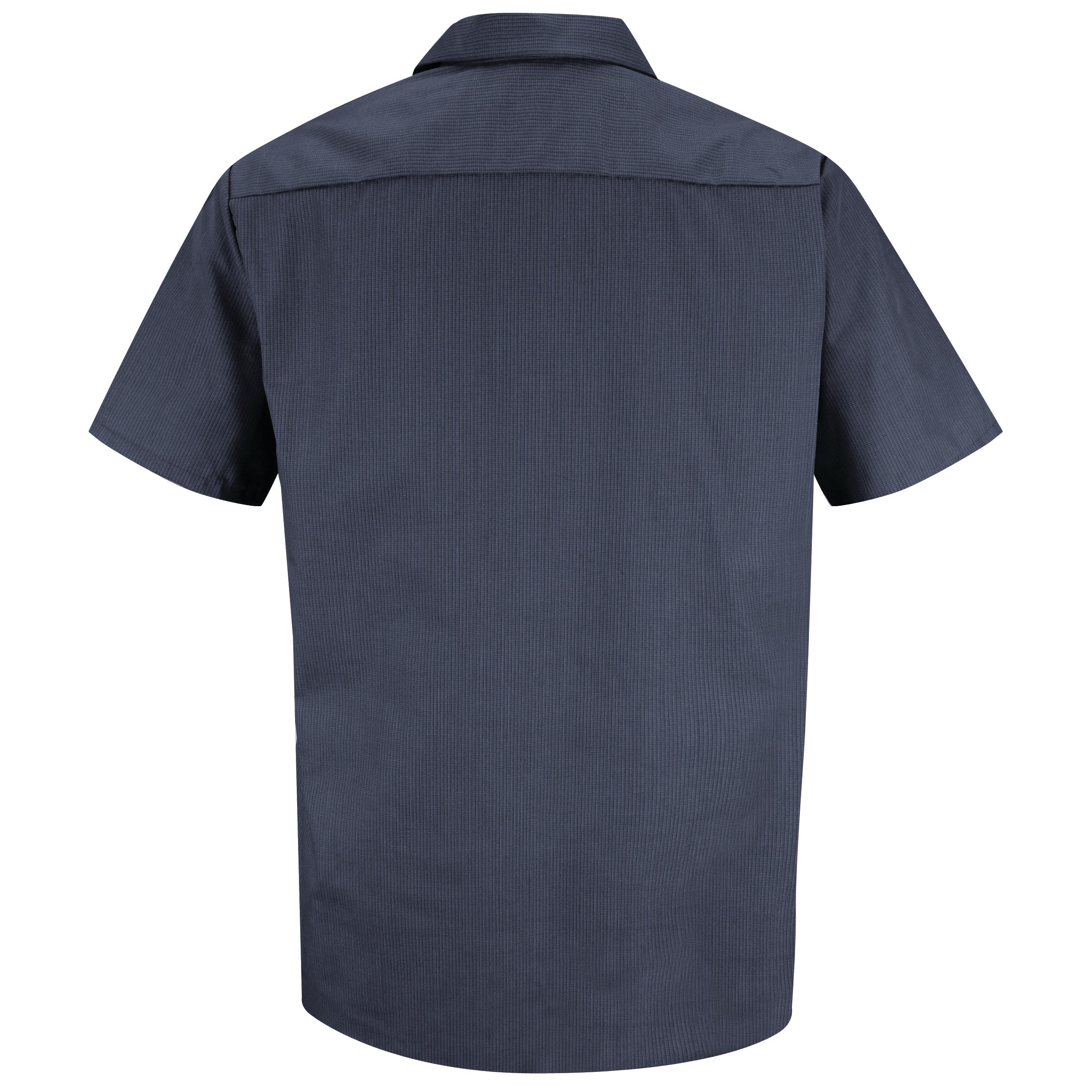 Red Kap® Men's Short Sleeve Geometric Microcheck Work Shirt / SP24GB