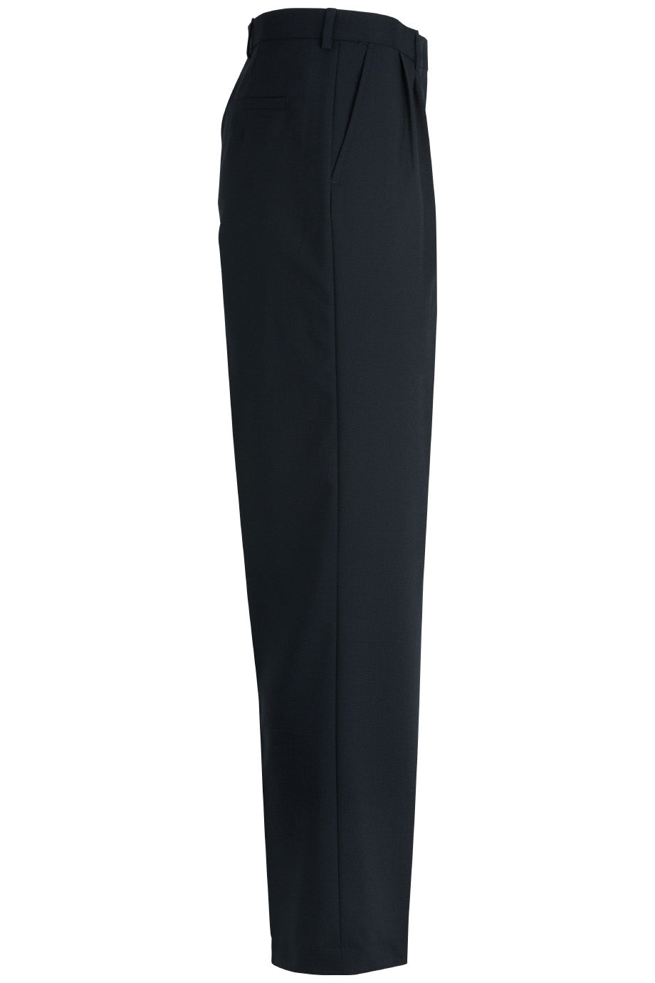 EDWARDS MENS PLEATED FRONT POLY/WOOL PANT