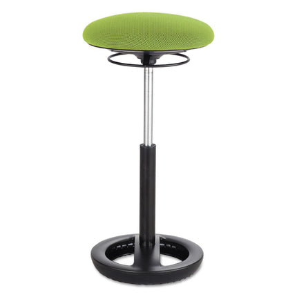 Twixt Extended-Height Ergonomic Chair, Supports 250 lb, 22" to 32" Seat Height, Green Seat, Black Base
