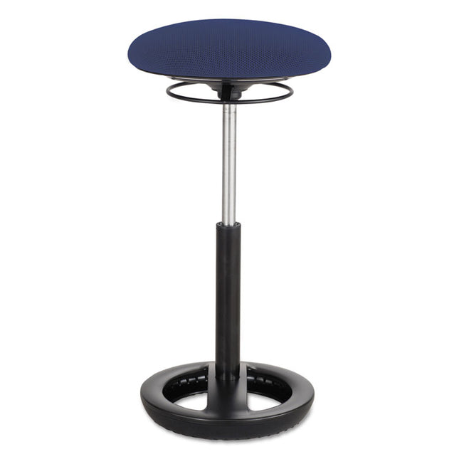 Twixt Extended-Height Ergonomic Chair, Supports Up to 250 lb, 22" to 32" Seat Height, Blue Seat, Blue Back, Black Base