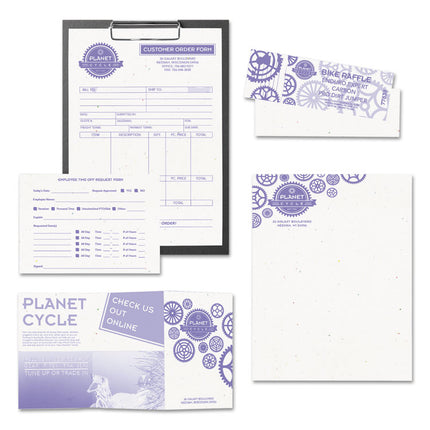Color Paper, 24 lb Bond Weight, 8.5 x 11, Stardust White, 500 Sheets/Ream