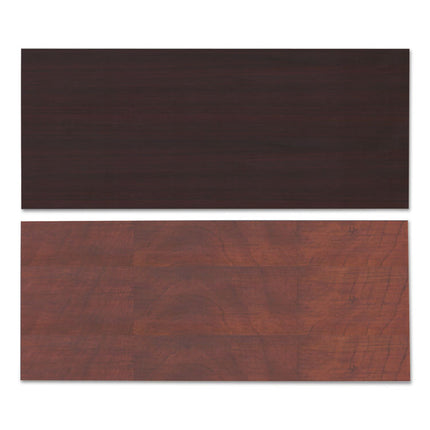 Reversible Laminate Table Top, Rectangular, 71.5 X 29.5, Medium Cherry/mahogany