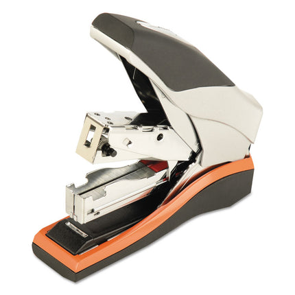 Optima 40 Compact Stapler, 40-Sheet Capacity, Black/silver/orange
