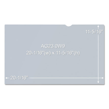 Antiglare Frameless Filter for 23" Widescreen Flat Panel Monitor, 16:9 Aspect Ratio