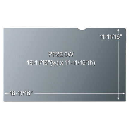 Frameless Blackout Privacy Filter for 22" Widescreen Flat Panel Monitor, 16:10 Aspect Ratio