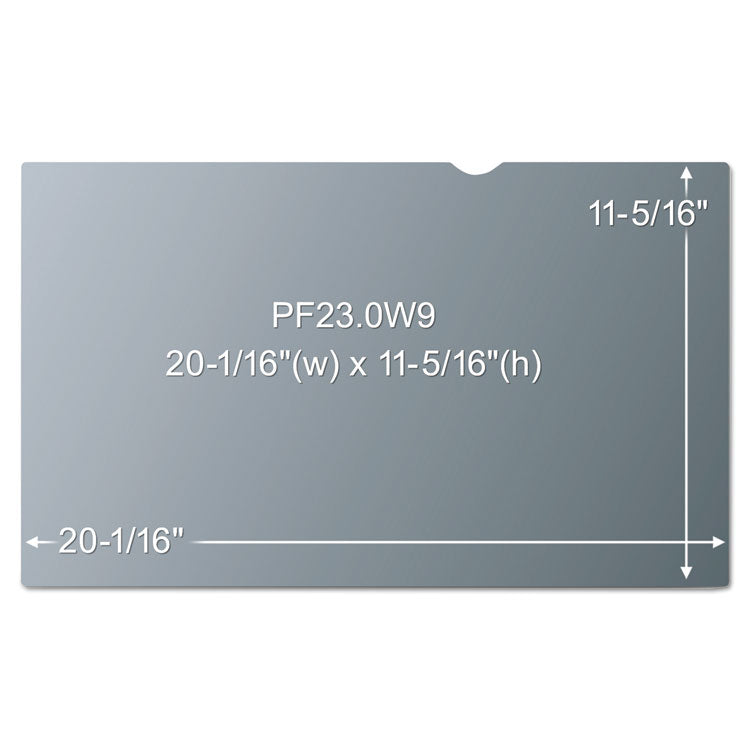 Frameless Blackout Privacy Filter for 23" Widescreen Flat Panel Monitor, 16:9 Aspect Ratio
