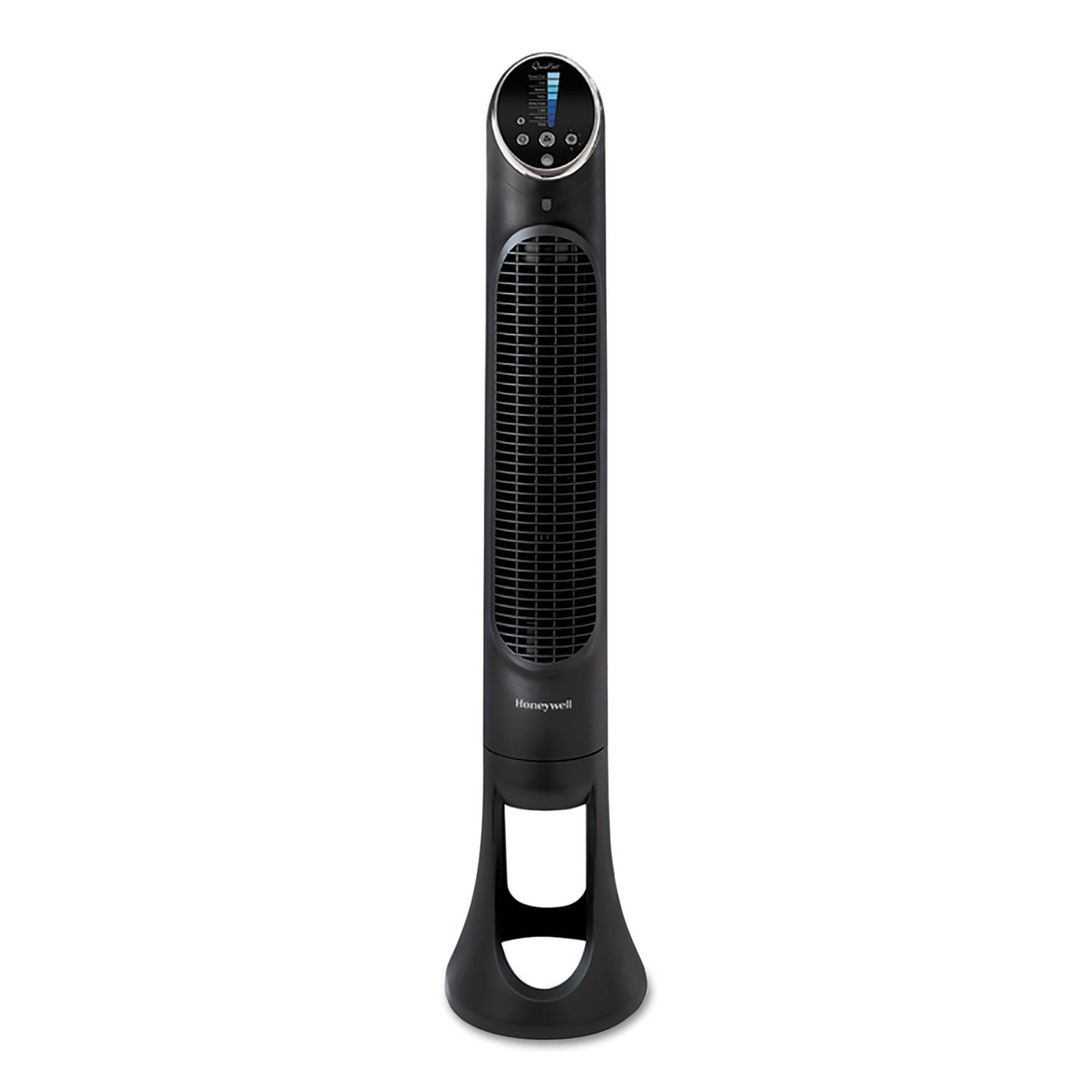 Quietset 8-Speed Whole-Room Tower Fan, 10w X 40h, Black