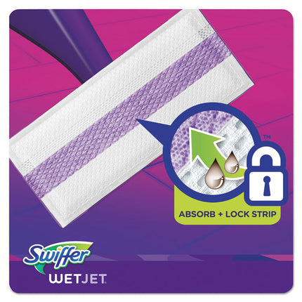 WetJet System Refill Cloths, 11.3" x 5.4", White, 24/Box, 4/Carton