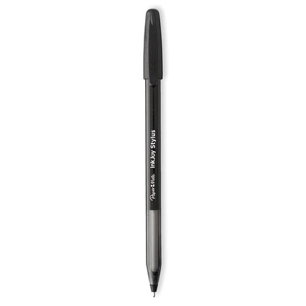 Inkjoy 100 Ballpoint Pen/stylus, Stick, Medium 1 Mm, Black Ink, Black Barrel, Dozen
