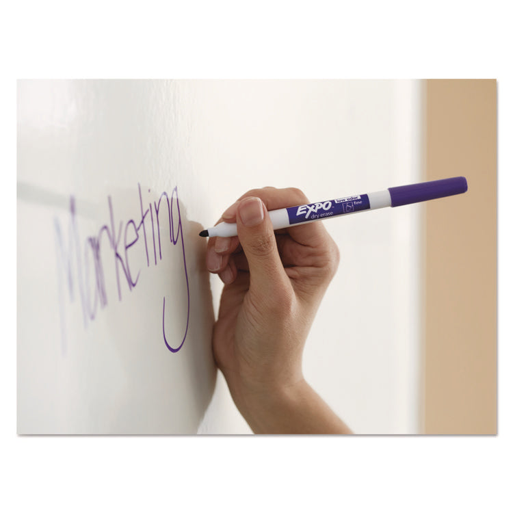 Low-Odor Dry-Erase Marker Value Pack, Fine Bullet Tip, Black, 36/box