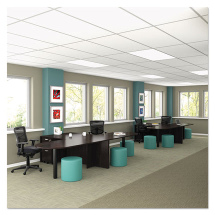 Alera Valencia Series D-Top Desk, 71" X 35.5" X 29.63", Espresso
