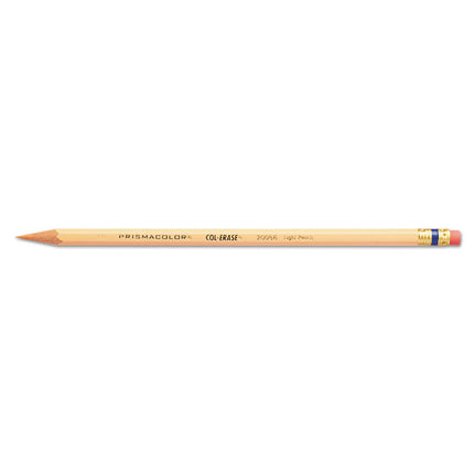 Col-Erase Pencil with Eraser, 0.7 mm, 2B, Assorted Lead and Barrel Colors, Dozen