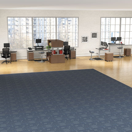 Alera AdaptivErgo Anti-Fatigue Mat, 19.4 x 33.2, Black