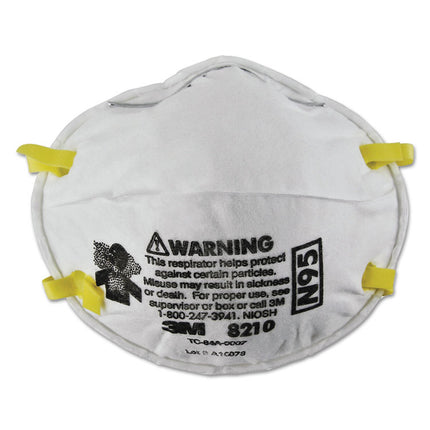 Lightweight Particulate Respirator 8210, N95, Standard Size, 20/Box
