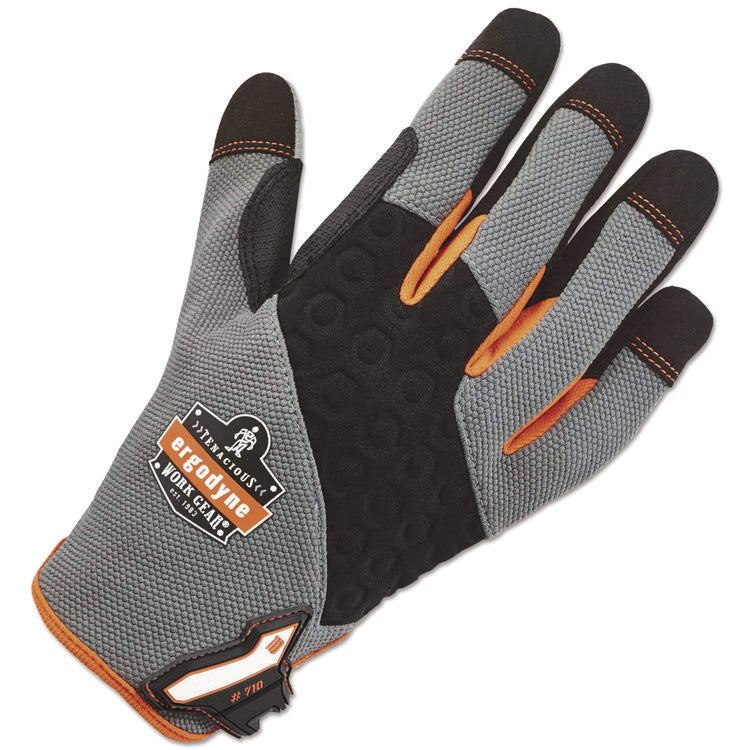 Proflex 710 Heavy-Duty Utility Gloves, Gray, Large, 1 Pair