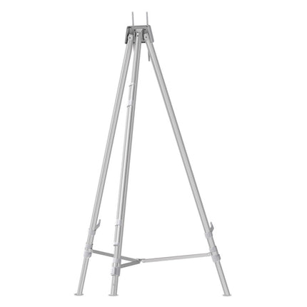 Aluminum Heavy-Duty Display Easel, 38" To 66" High, Aluminum, Silver