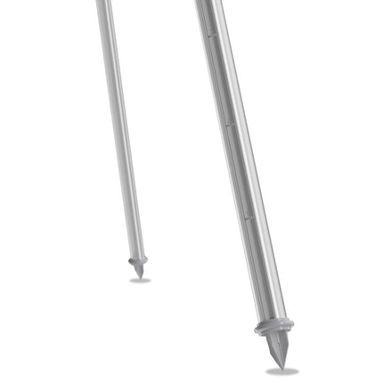 Aluminum Heavy-Duty Display Easel, 38" To 66" High, Aluminum, Silver