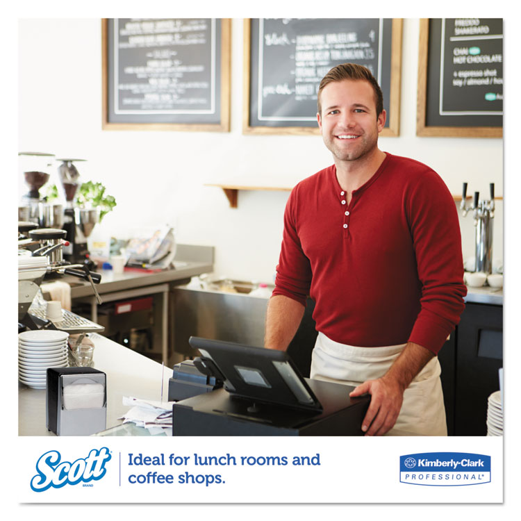 Low-Fold Dispenser Napkins, 1-Ply, 12" X 7", White, 250/pack, 32 Packs/carton