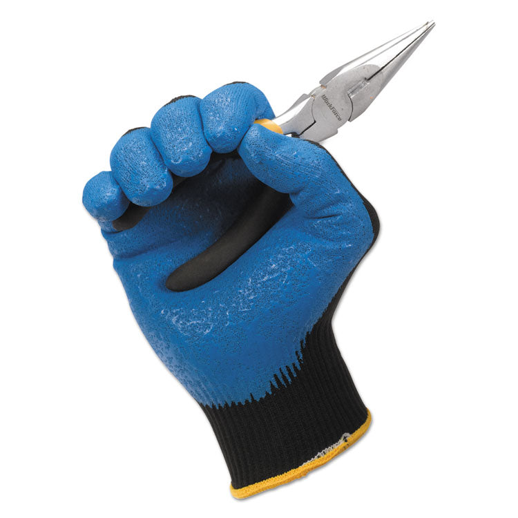 G40 Foam Nitrile Coated Gloves, 240 mm Length, Large/Size 9, Blue, 12 Pairs