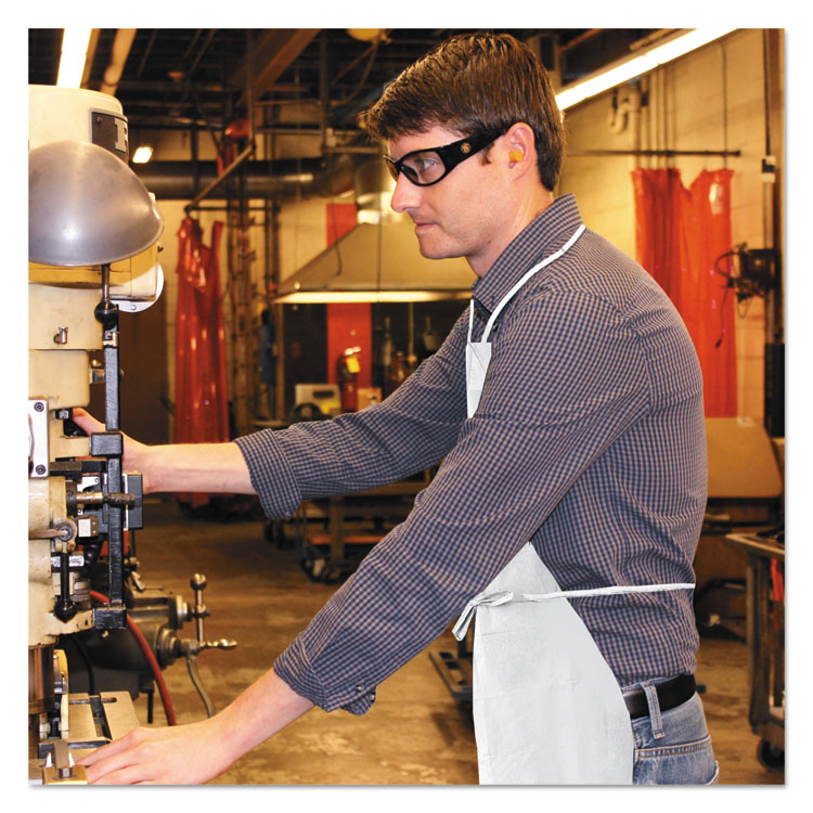 A20 Apron, 28" x 40",  One Size Fits All, White