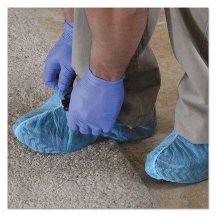A10 Light Duty Shoe Covers, Polypropylene, One Size Fits All, Blue, 300/Carton