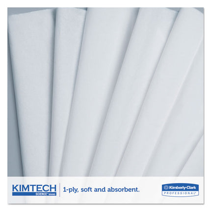 Precision Wipers, POP-UP Box, 1-Ply, 11.8 x 11.8, Unscented, White, 196/Box, 15 Boxes/Carton
